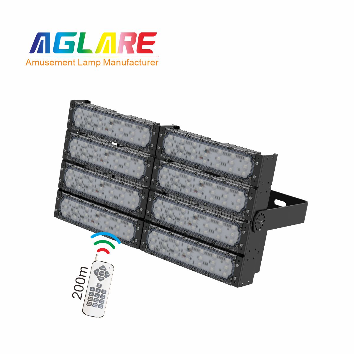 400WLED彩色投光灯泛光灯,变色户表射灯带？仄